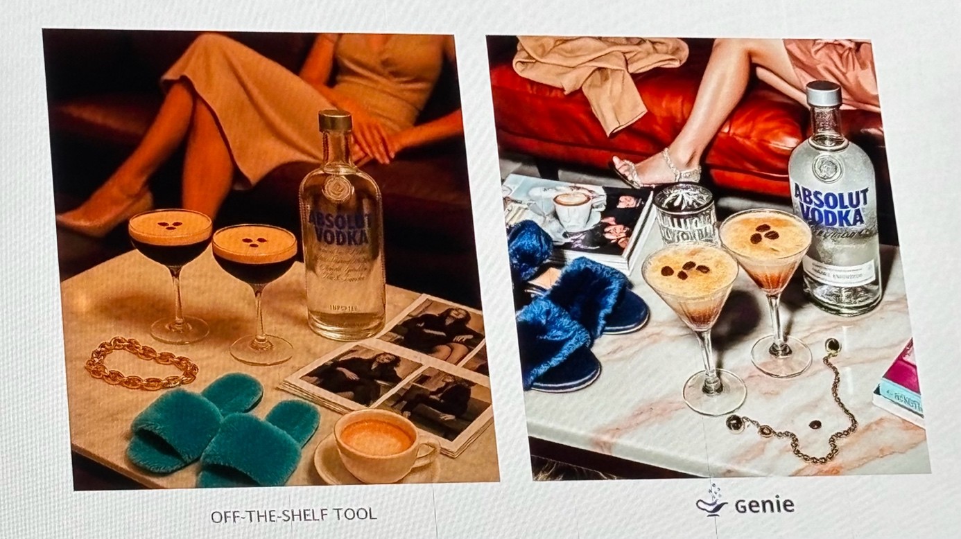 Porównanie reklamy stworzonej przez człowieka i przez AI